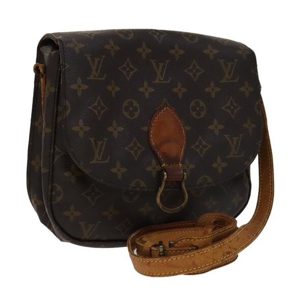 LOUIS VUITTON Monogram Saint Cloud GM Shoulder Bag M51242